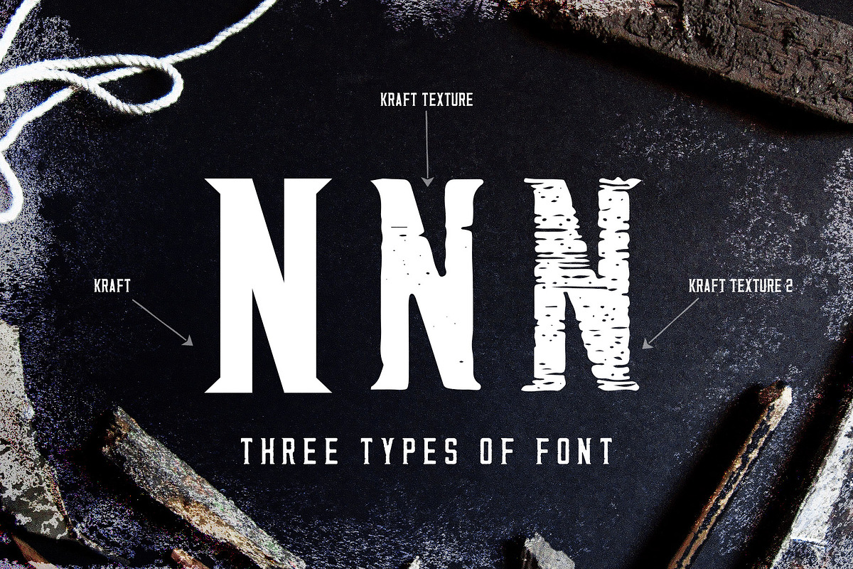 Kraft - Vintage Typeface preview 2