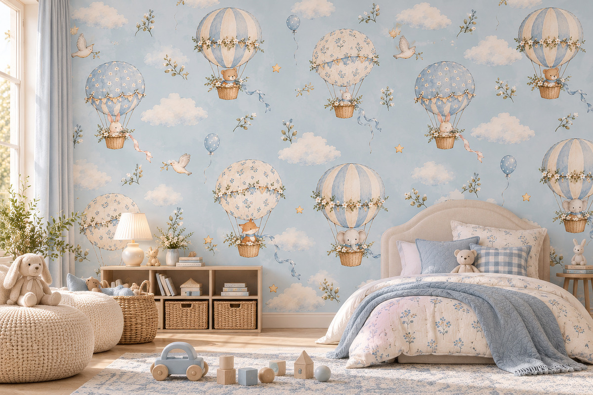 Cute Animals Nursery Wallpaper, a Wallpaper Graphic by by creative paper (Photo 12 of 12)