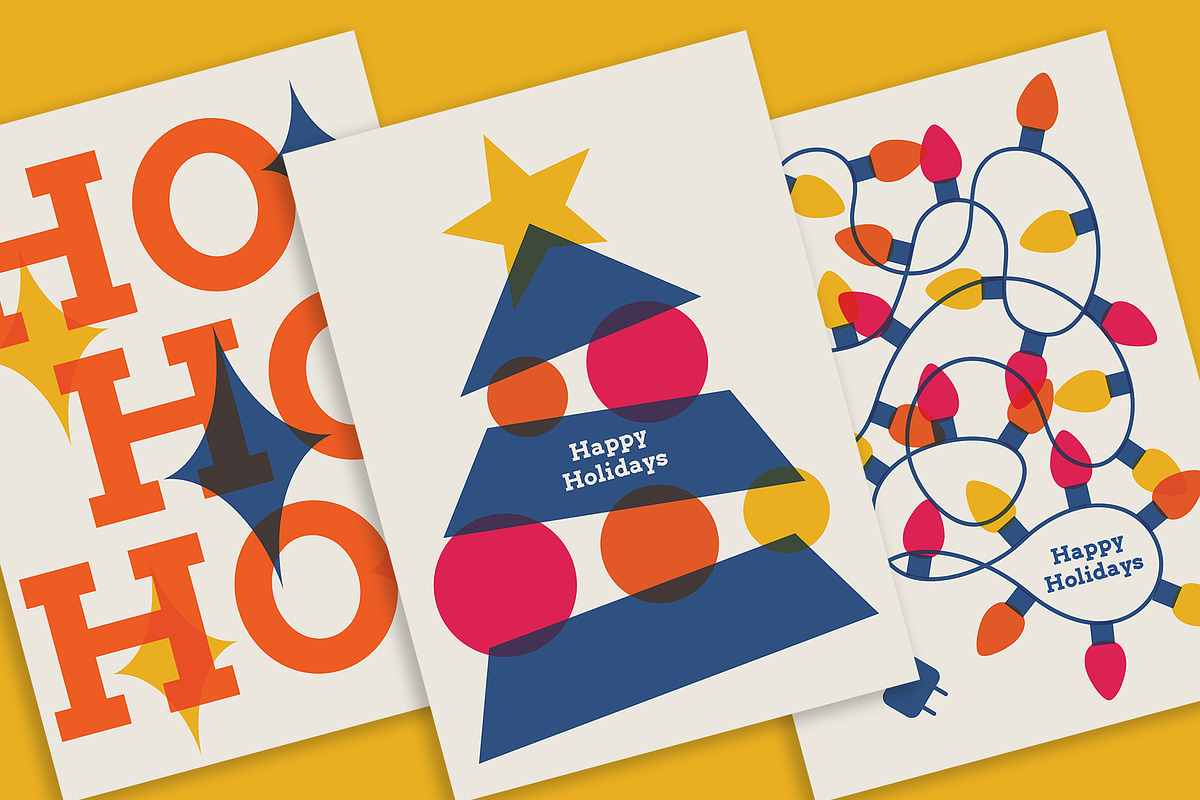 Christmas Card Set, a Design Template by wavebreak (Photo 1 of 2)
