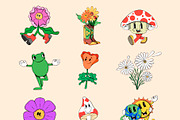 Summer Vibes - Vector Collection, an Illustration by Alina Sh (Thumbnail 3 of 8)