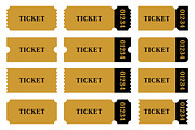 Tickets template, a Graphic by Volyk (Thumbnail 2 of 2)