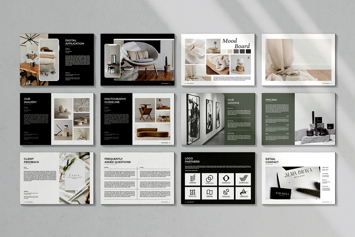 Brand Guidelines, a Brochure Template by Analogi Studio (Photo 20 of 20)