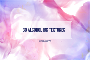30 Alcohol Ink Texture Pack