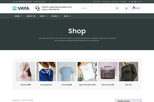 E-commerce Elementor Template