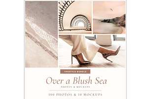 OVER A BLUSH SEA. 100+, a Social Media Template by OntheMoon