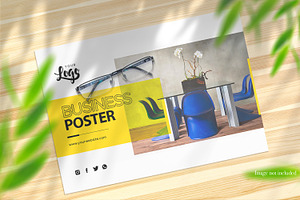 Landscape Poster photorealistic Mock