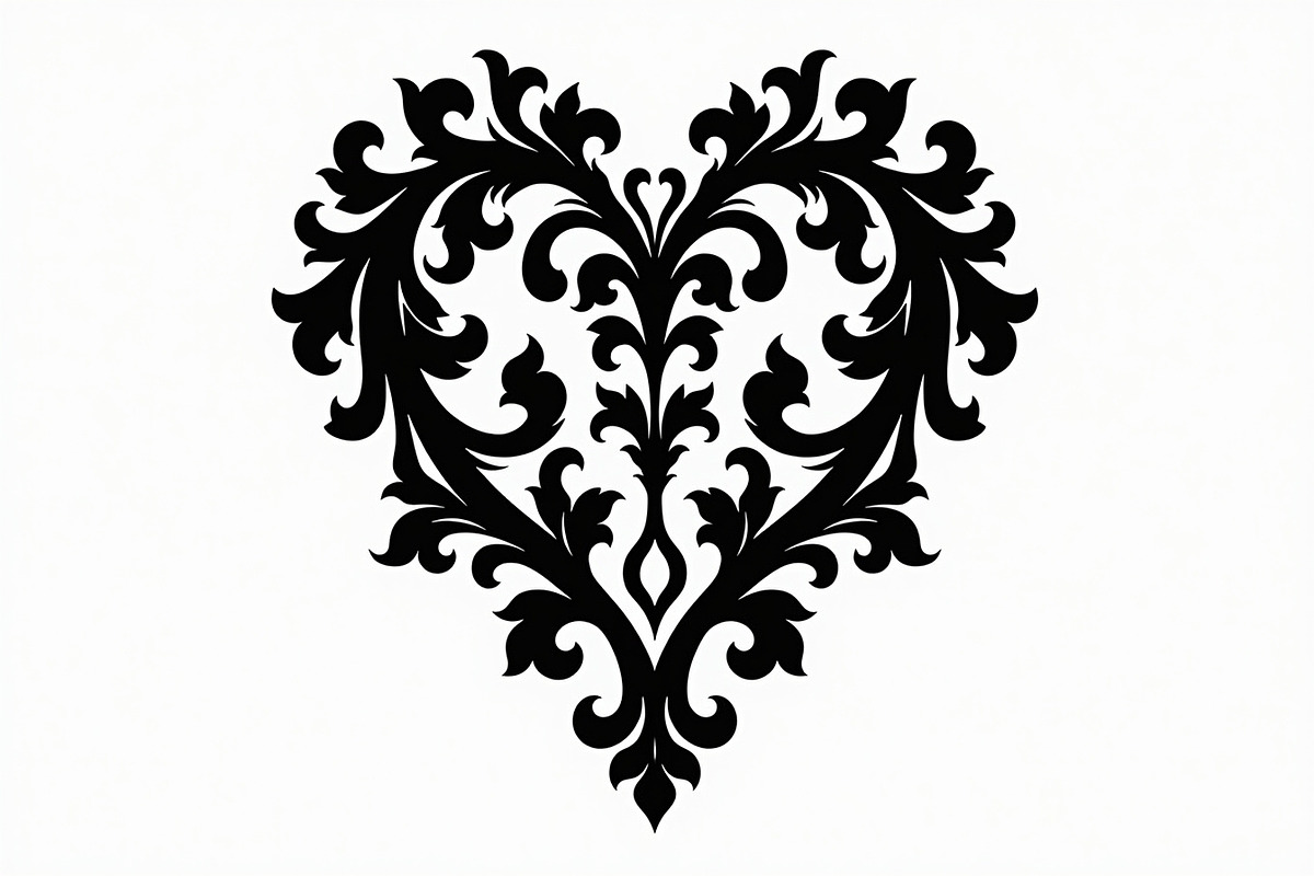 Romantic Lace Heart Clipart, an Illustration by Artivon (Photo 5 of 21)