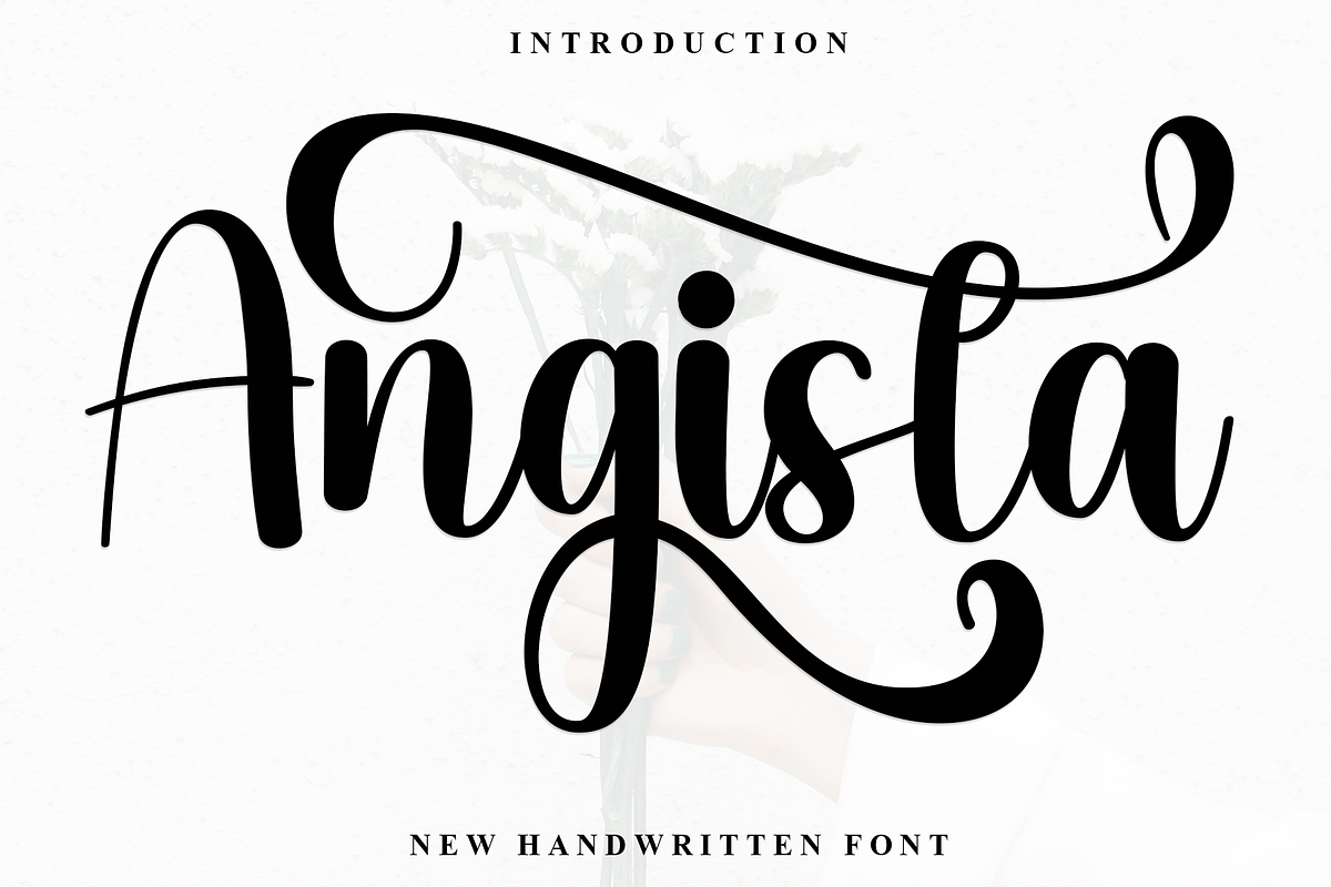 Angista, a Handwritten Font by FreshTypeINK (Photo 1 of 8)