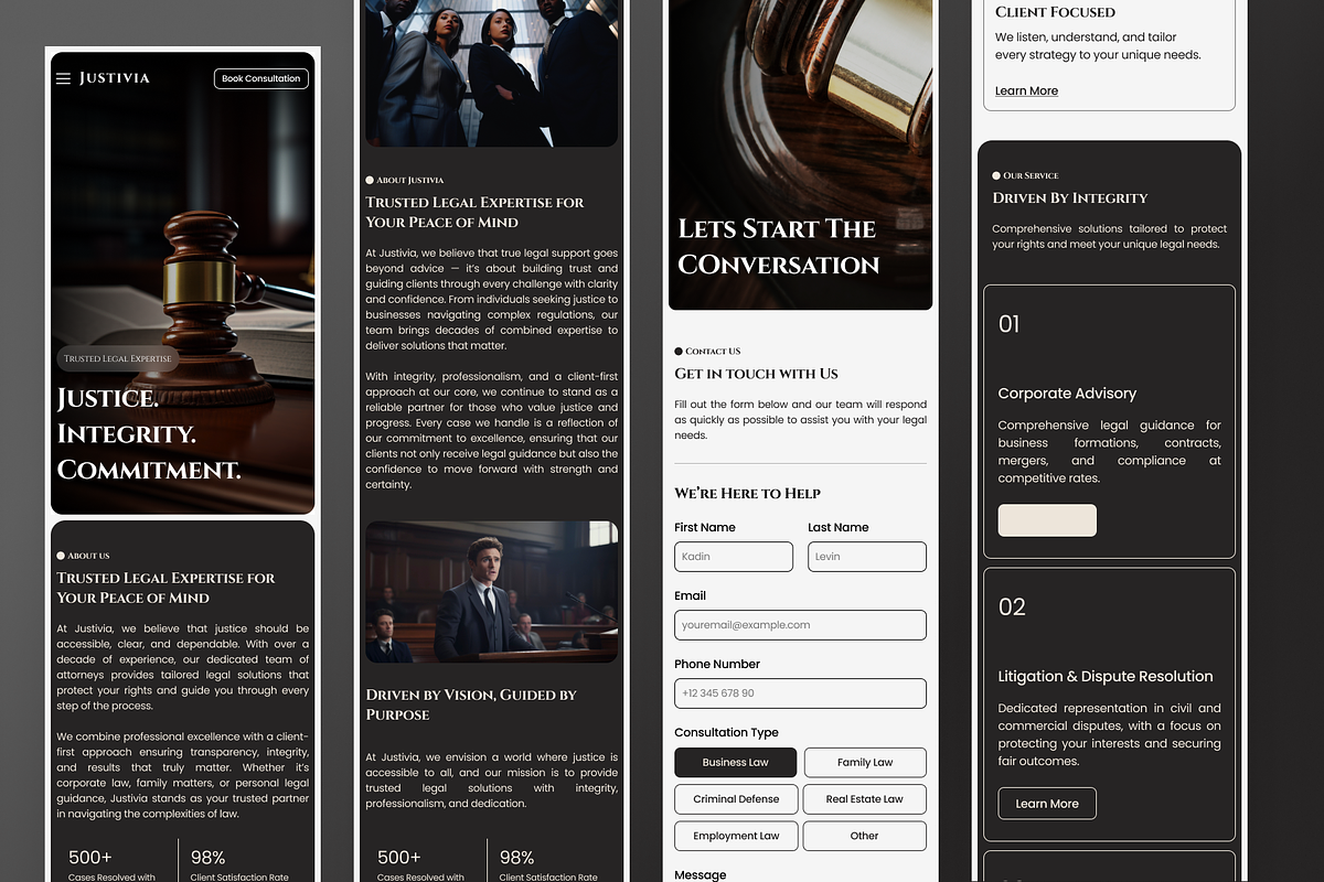 Law Firm Landing Page preview 5