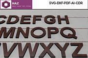Laser Cut Alphabet Letters 289, a Graphic by AtacanDigital (Thumbnail 2 of 3)