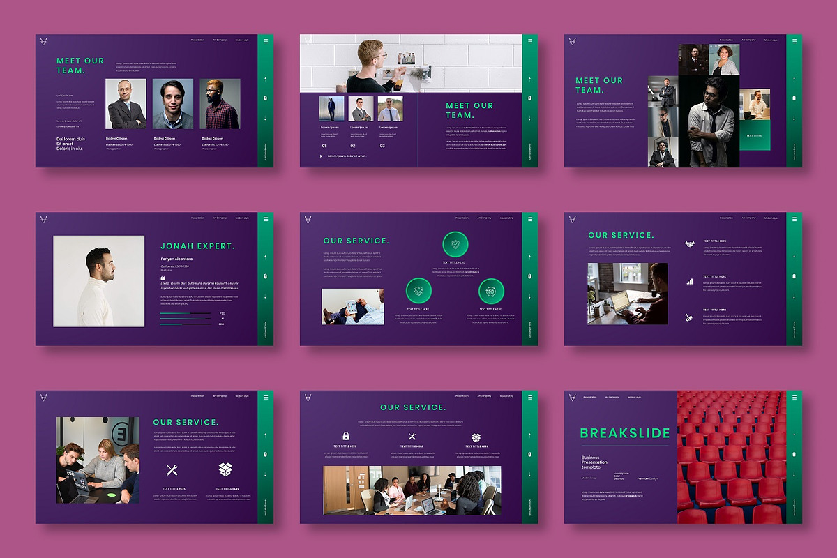 Johan – Business PowerPoint, a Presentation Template by Dens Creative Studio (Photo 3 of 6)