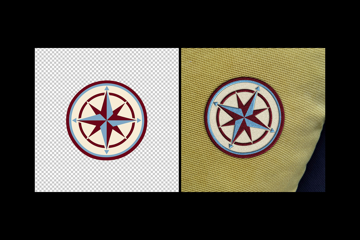 Embroidery Patch Mockup, a Merchandise Mockup by Design Squad (Photo 3 of 4)