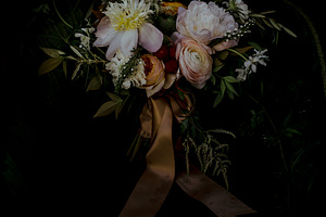 Dark & Moody Flower Bouquet