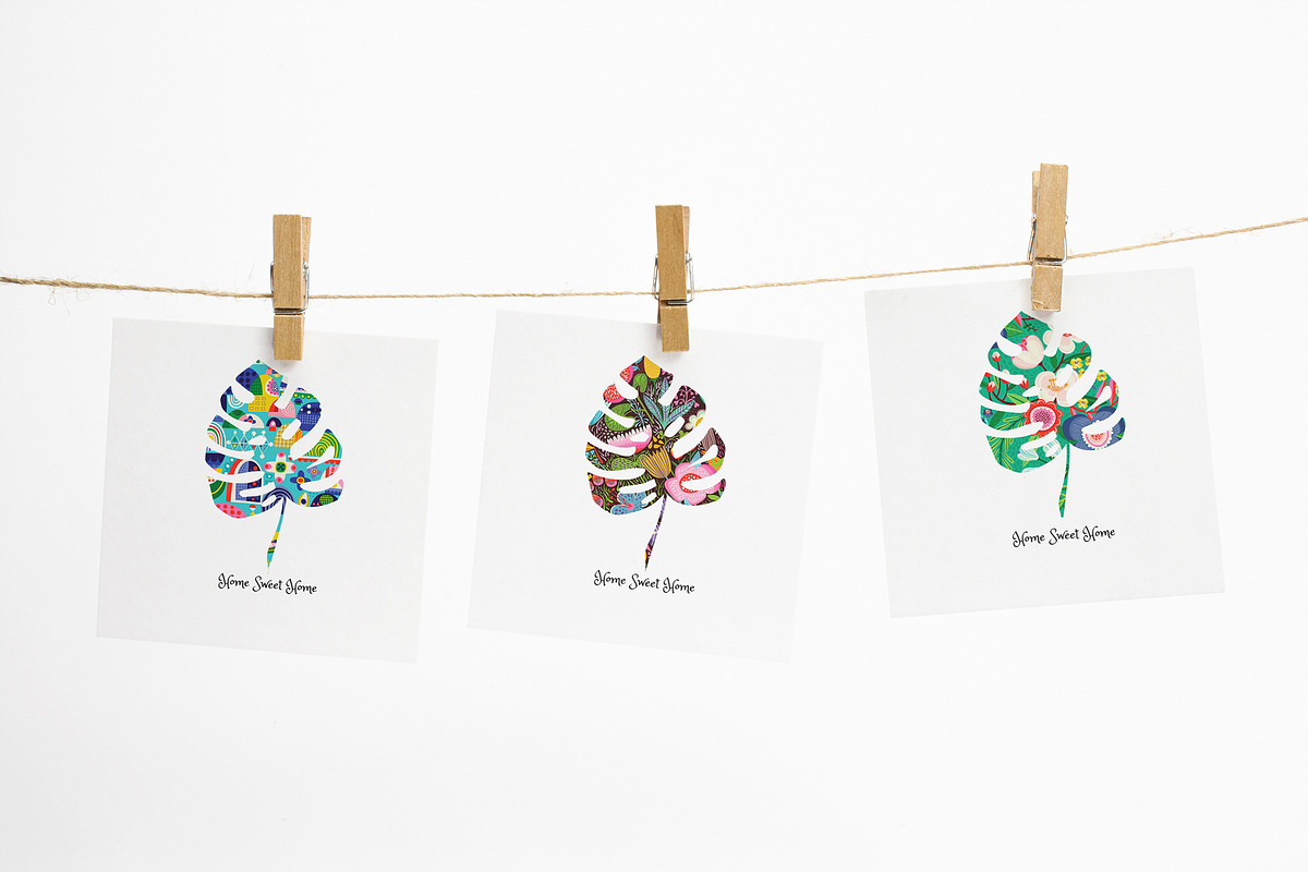 Plant Card Wall Art bundle sets, a Decorative Illustration by ARTOZEN DIGITAL (Photo 6 of 13)
