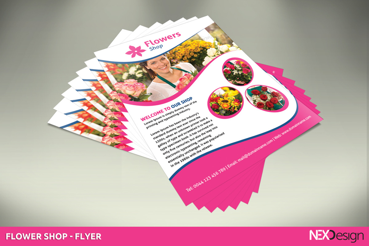 Flowers Shop Flyer - SK, a Flyer Template by UNIK Agency (Photo 5 of 5)