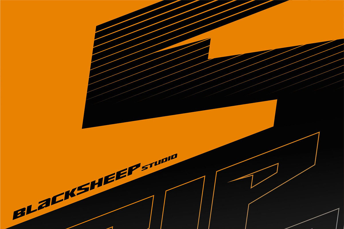 STRIP for DRIVE, a Serif Font by Blacksheep studio (Photo 2 of 4)