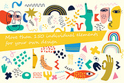 150+ Abstract graphic illustrations, a Decorative Illustration by Virinaflora (Thumbnail 2 of 15)