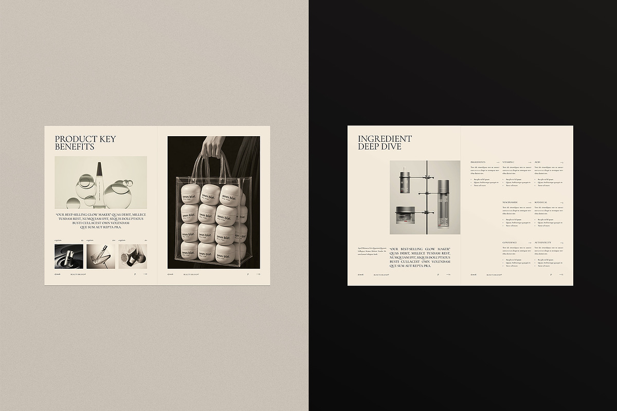 Beauty Brand Magazine Template, a Magazine Template by ArtisanaAura (Photo 10 of 16)