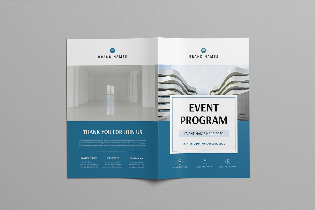 Event Program Brochure, a Brochure Template by Leaflove (Photo 9 of 10)