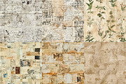 A4 Antique Text Digital Paper, a Texture Illustration by DreamPrint404 (Thumbnail 3 of 5)