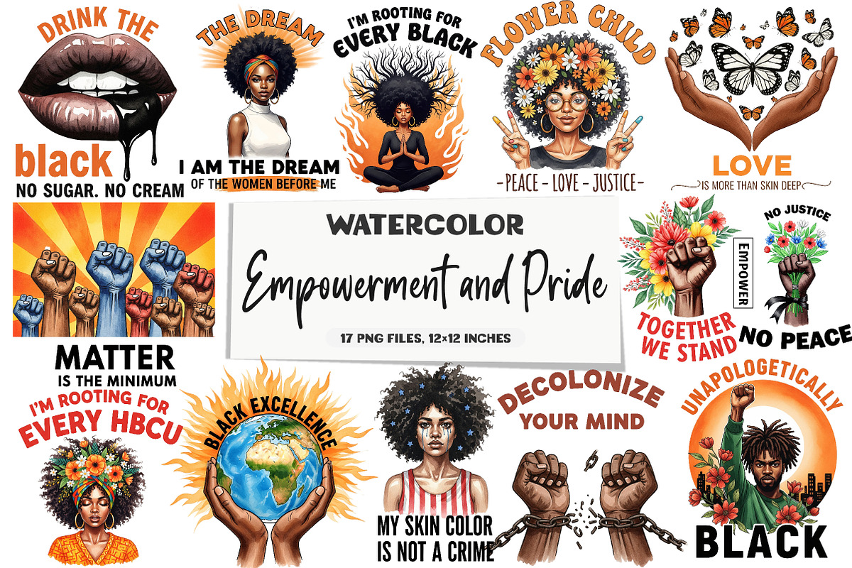 Empowerment and Pride Art Collection, an Illustration by DreamArtGraphic (Photo 1 of 5)
