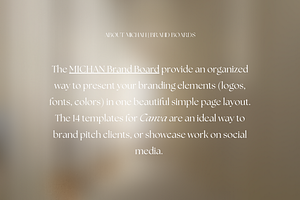 MICHAN Brand Board Template