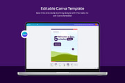 Calm Budgeting Tips for Social Media, a Social Media Template by trabaskriya (Thumbnail 3 of 5)