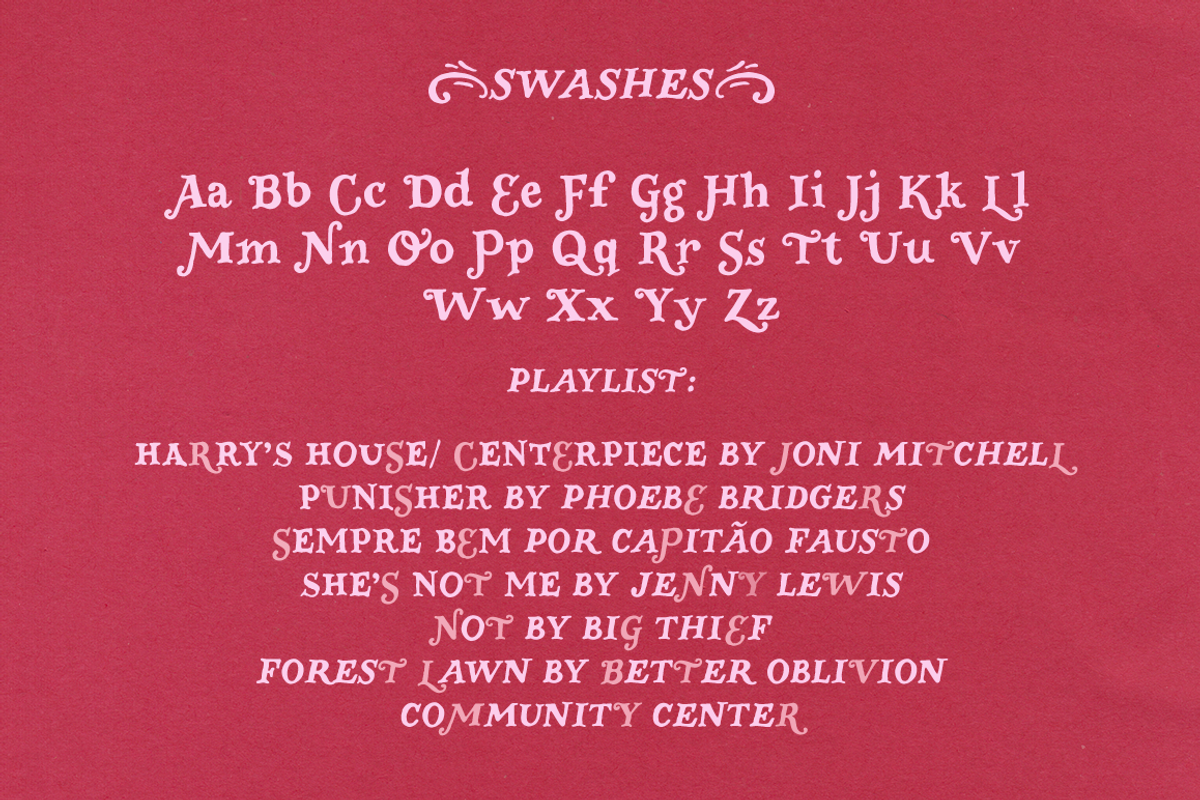 Garden Song serif font and extras, a Serif Font by Ana's Fonts (Photo 5 of 12)