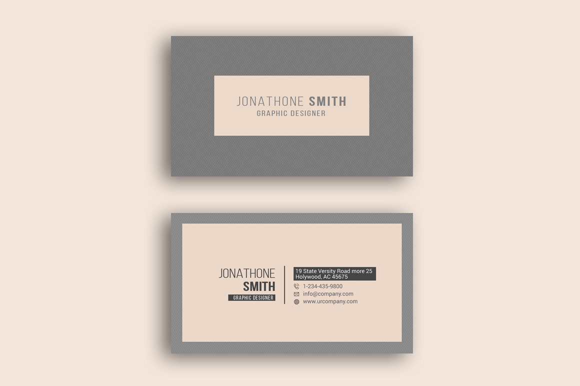 Personal Business Card, a Business Card Template by DesignGhar