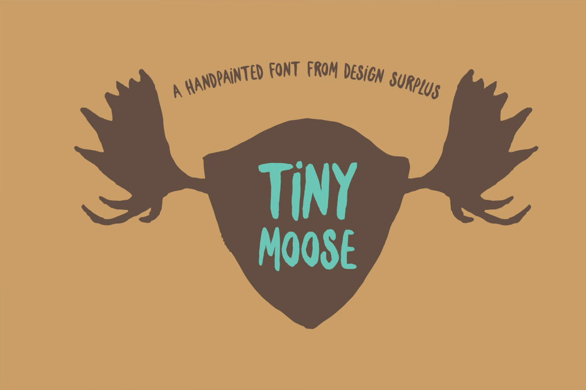 Tiny Moose Font preview 2
