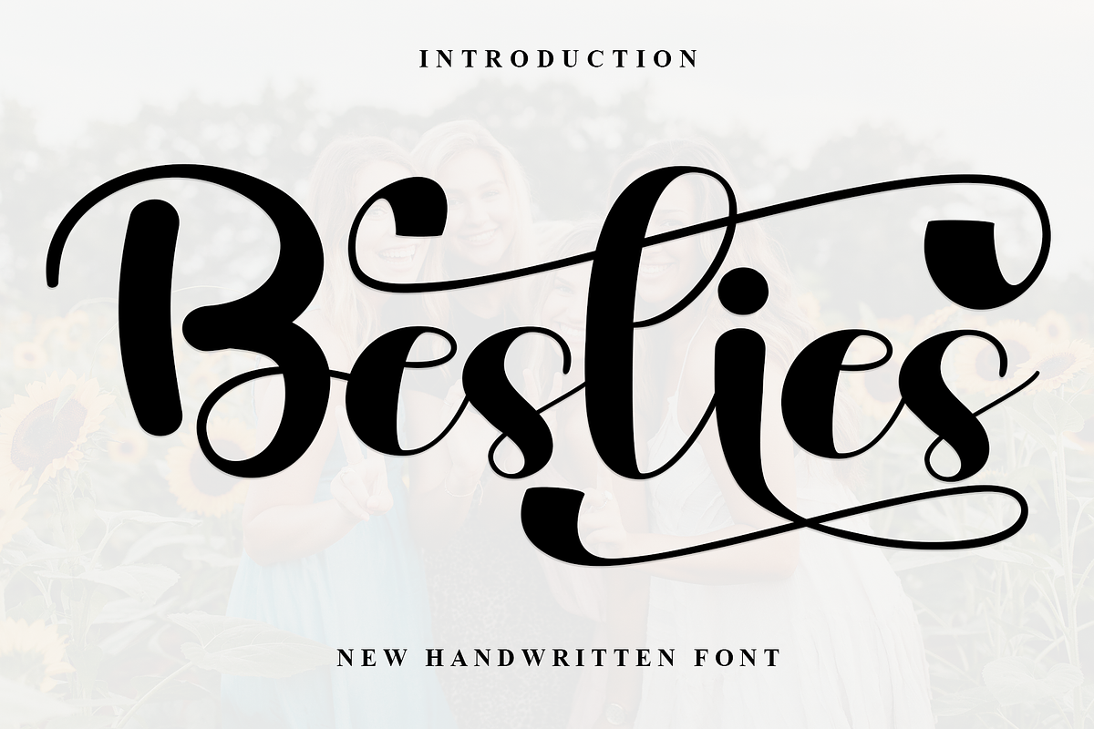 Besties, a Handwritten Font by InermediaSTUDIO (Photo 7 of 8)