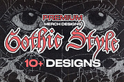 10+ PREMIUM Gothic Design Pack, an Object Graphic by Pahlevi Studio (Thumbnail 1 of 6)