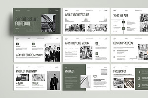 Architecture Portfolio Presentation, a Presentation Template by MightyDesign