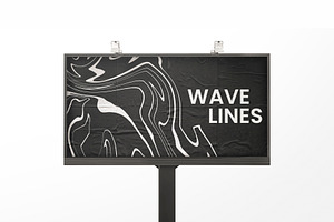 Wave Lines Background