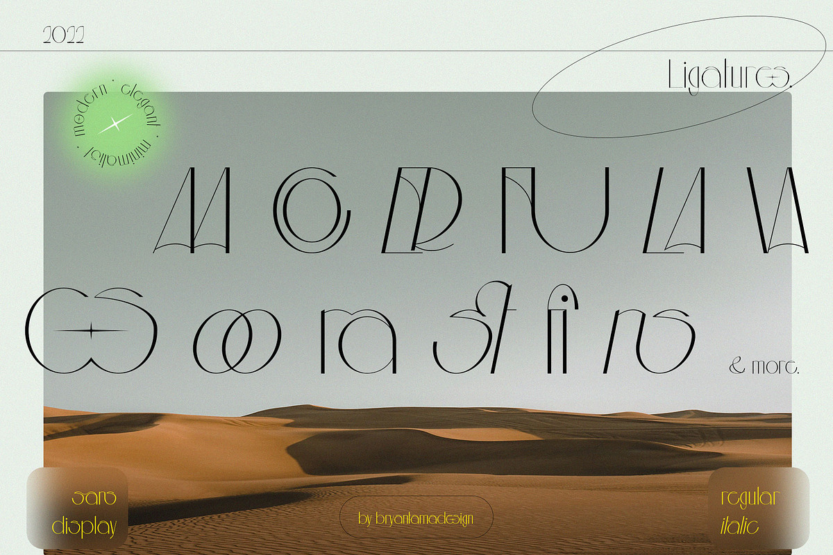 Aouar - Minimalist Font, a Sans Serif Font by StudioinBry (Photo 9 of 14)