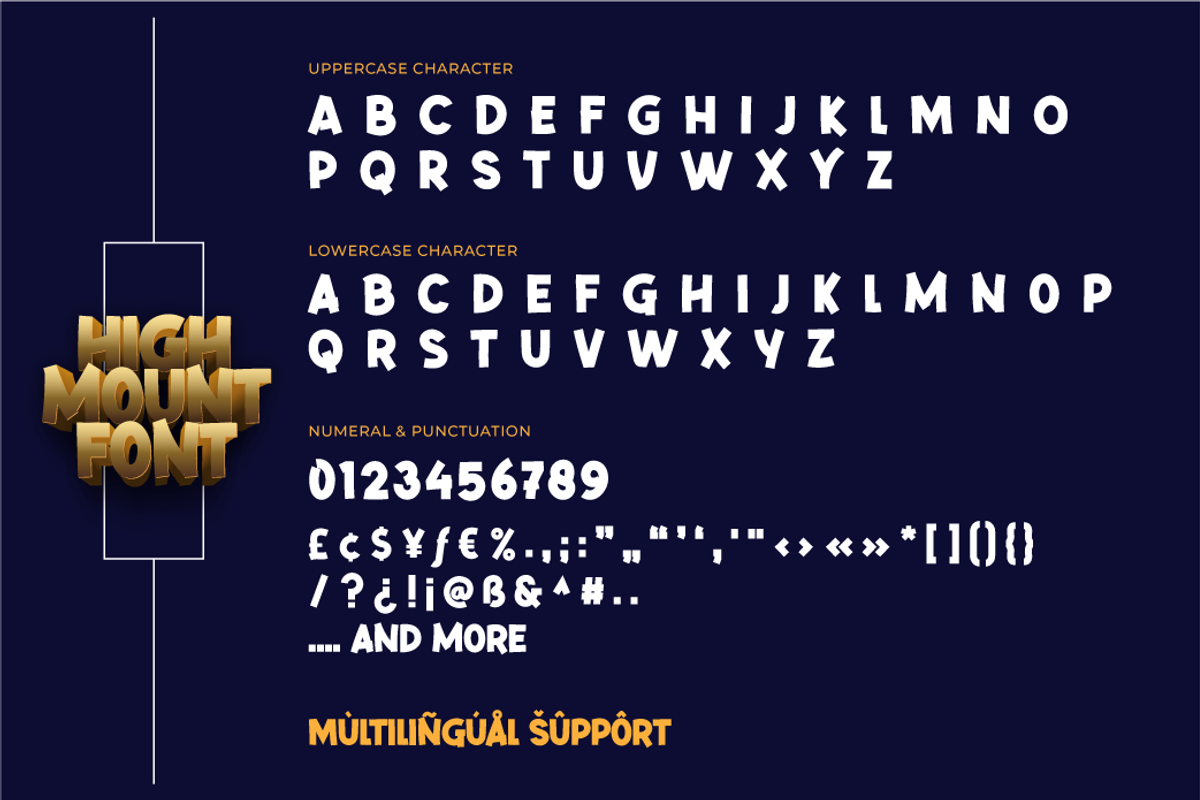 High Mount Display Font, a Sans Serif Font by twinstd (Photo 5 of 11)
