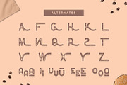 Floresto Textured Typeface, a Sans Serif Font by Kaligra.co (Thumbnail 5 of 16)