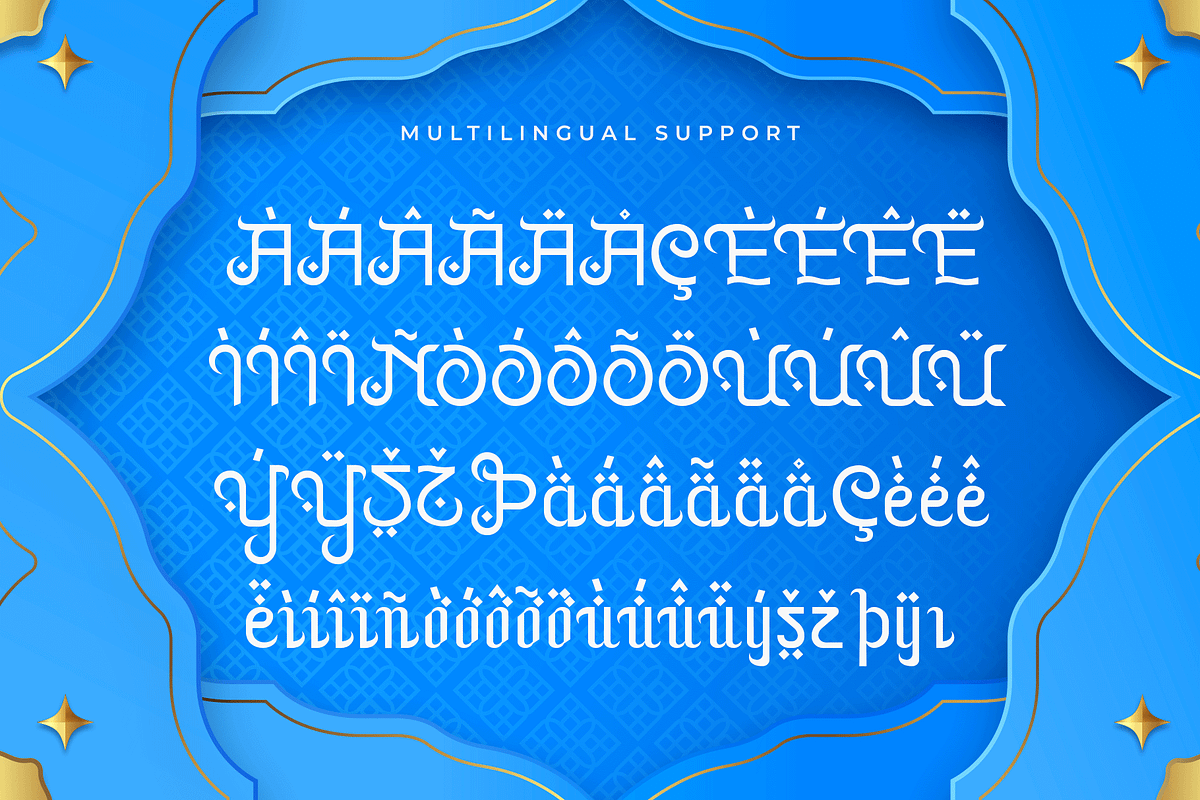 Qamira – Modern Arabic Font, a Handwritten Font by overlaytemplates (Photo 5 of 5)