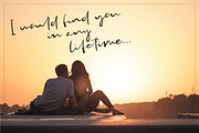 Manhattan Blue Script Font, a Script Font by SiDesign (Thumbnail 6 of 12)