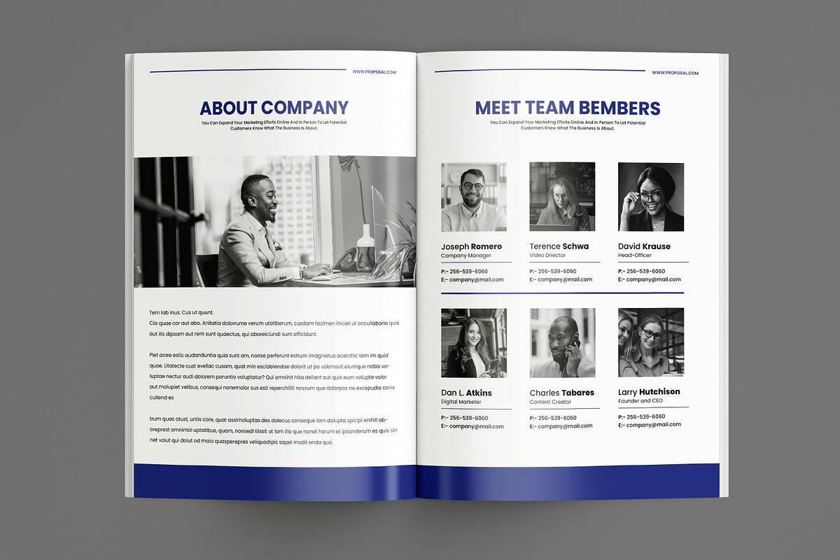 Business Proposal, a Brochure Template by FlyeredTemplate (Photo 4 of 10)