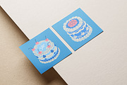 Vintage holiday cakes set, a Food Illustration by Good Studio (Thumbnail 8 of 9)