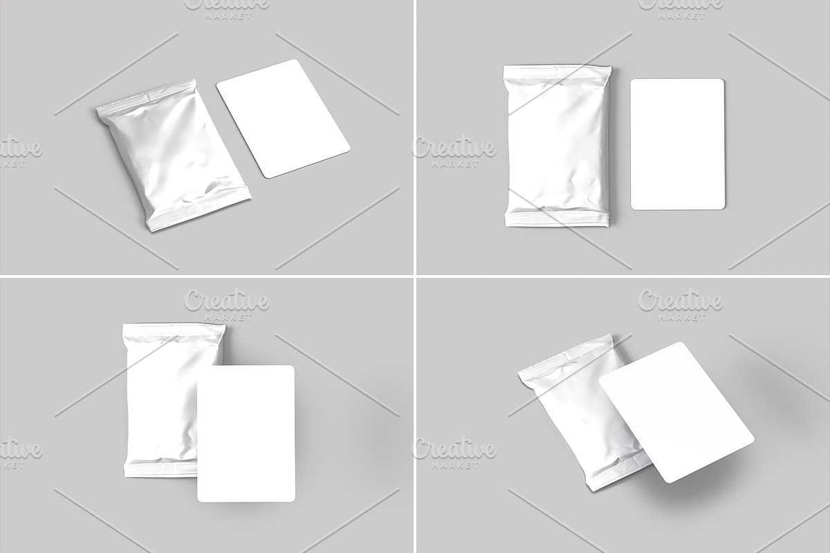 Trading Cards Mockup v2 - 9 views, an Advertising Mockup by Illusiongraphic (Photo 18 of 20)