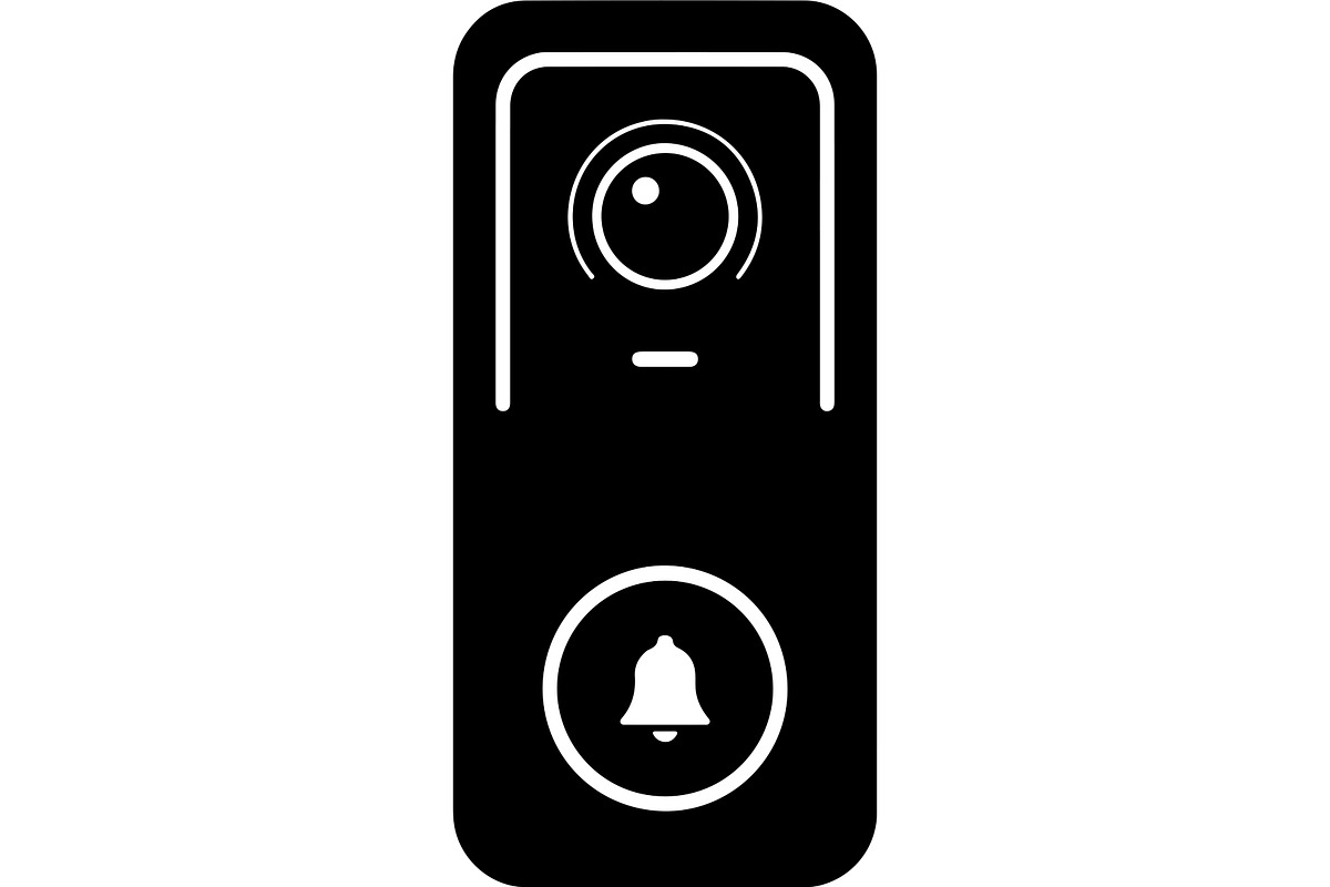 Smart doorbell and entry device, a Technology Illustration by jahid234 (Photo 4 of 11)