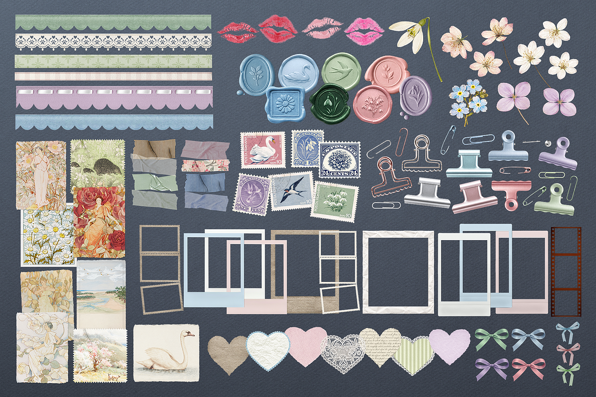 BREATH OF SPRING Scrapbooking Bundle, an Object Graphic by Moon Starer Studio (Photo 7 of 10)