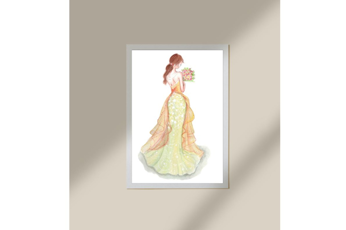 Watercolor Autumn beauty fashion art, a Person Illustration by tranyenhanu (Photo 2 of 3)