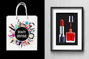 Watercolor cosmetic collection, a Texture Illustration by Lina's store (Thumbnail 3 of 9)