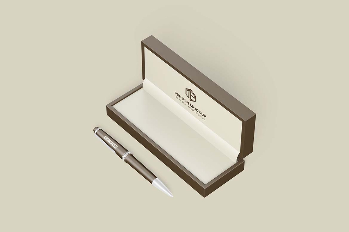 Realistic Pen Mockup, a Pens & Pencil Mockup by tiyasprabawa (Photo 3 of 5)