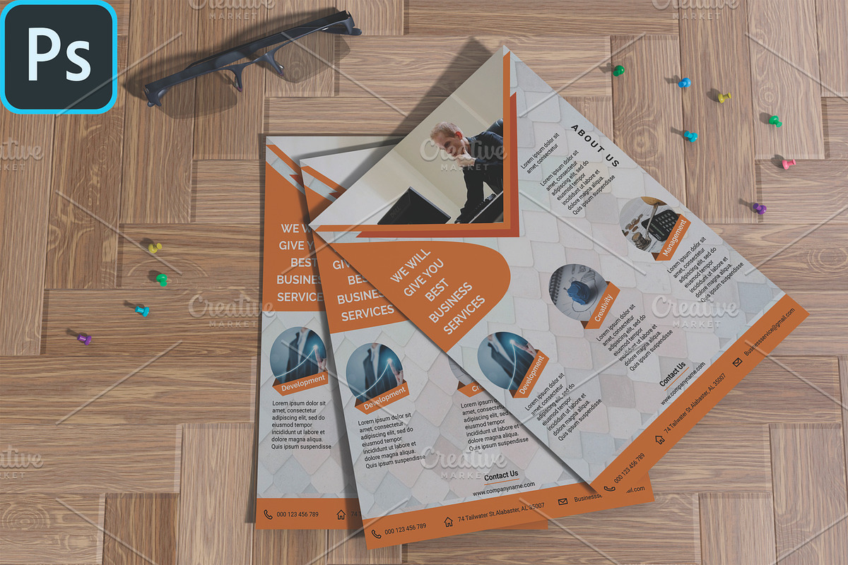 Spiti Corporate Flyer 02, a Flyer Template by Proshanta Sarker (Photo 2 of 4)