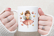 Watercolor Fairy Valentine's PNG Cli, an Illustration by Sublimation Artist (Thumbnail 5 of 6)