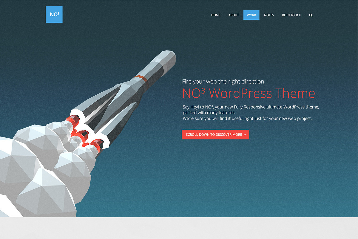 NO8 - Creative Agency WP Theme, a WordPress Template by IshYoBoy (Photo 3 of 8)
